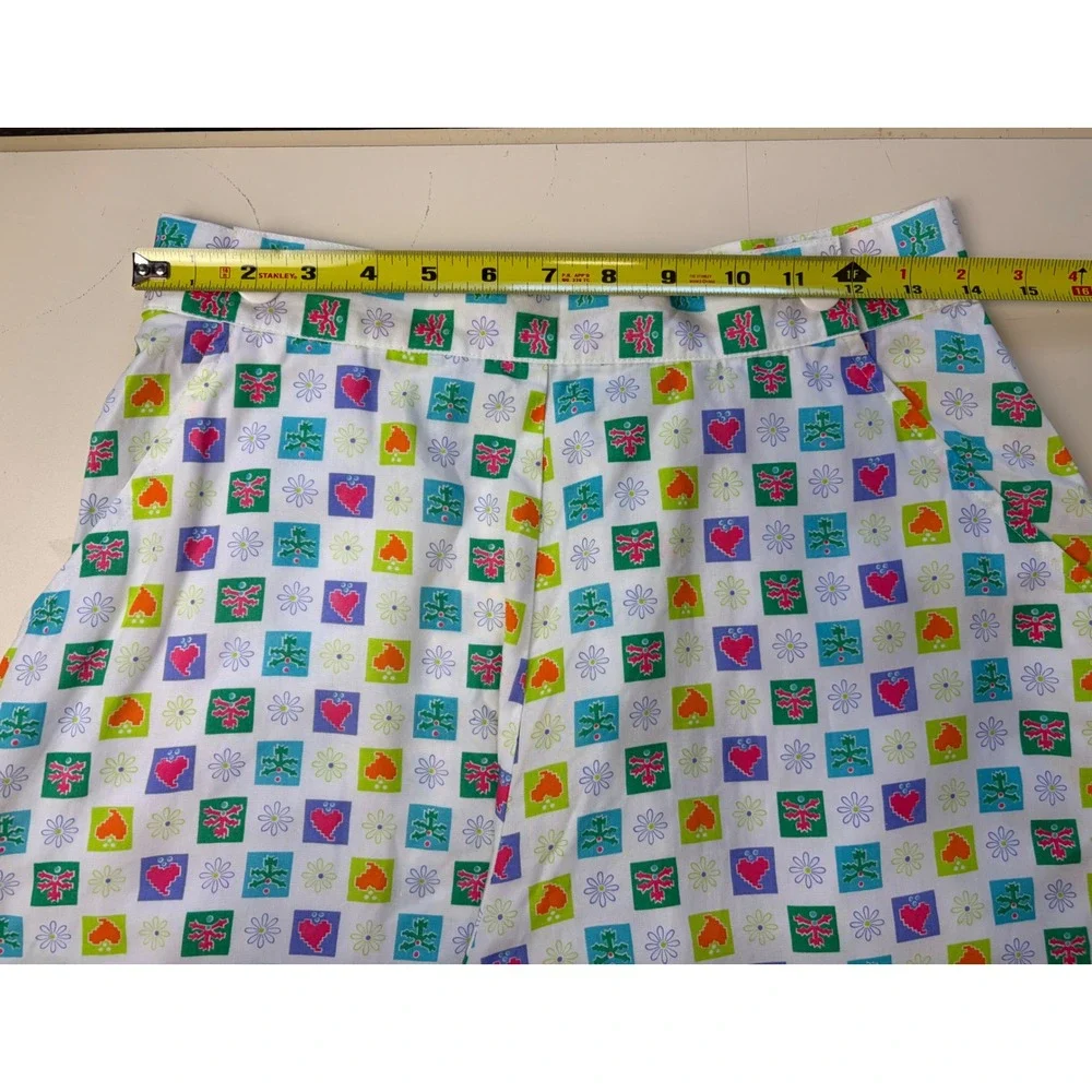 Vintage 90s Funky Print Regatta Sport Culottes Size 10 NWT Maximalist Twee Artsy